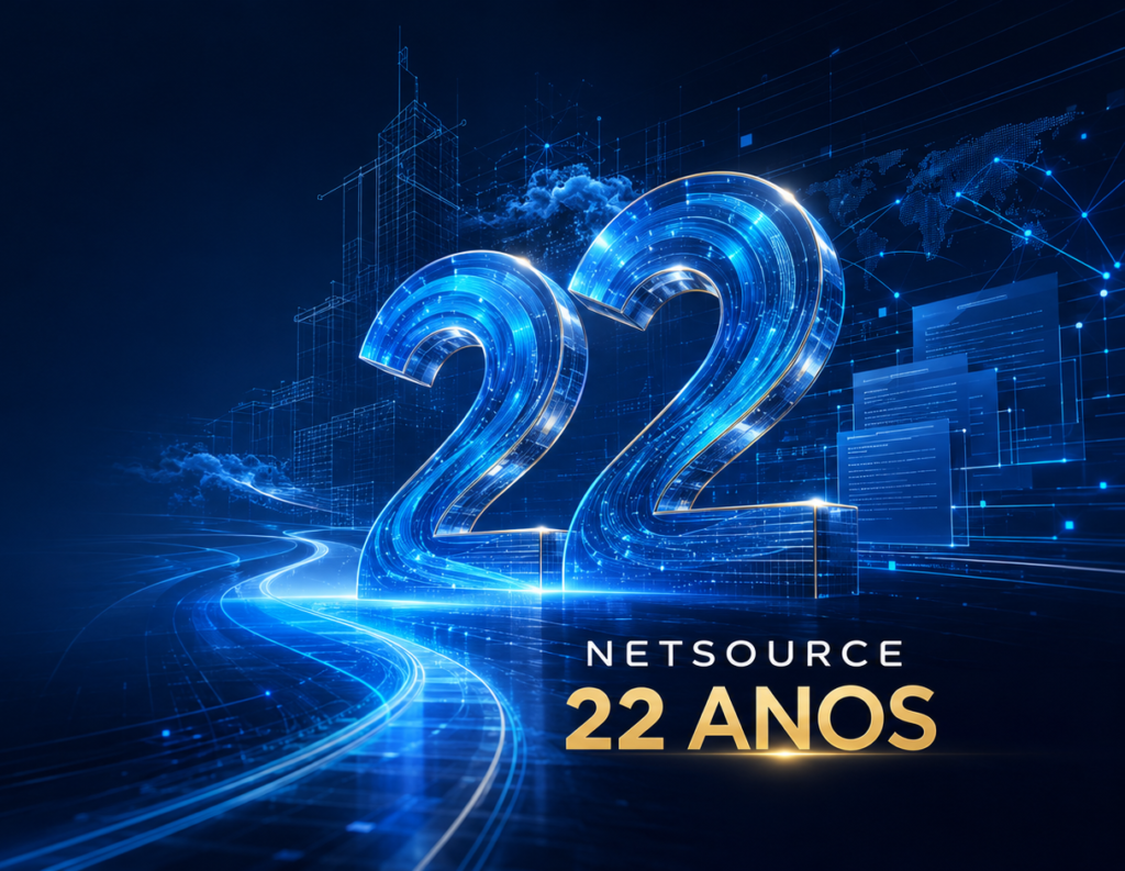 Netsource celebra 22 anos de inovação em tecnologia, engenharia de projetos e automação comercial