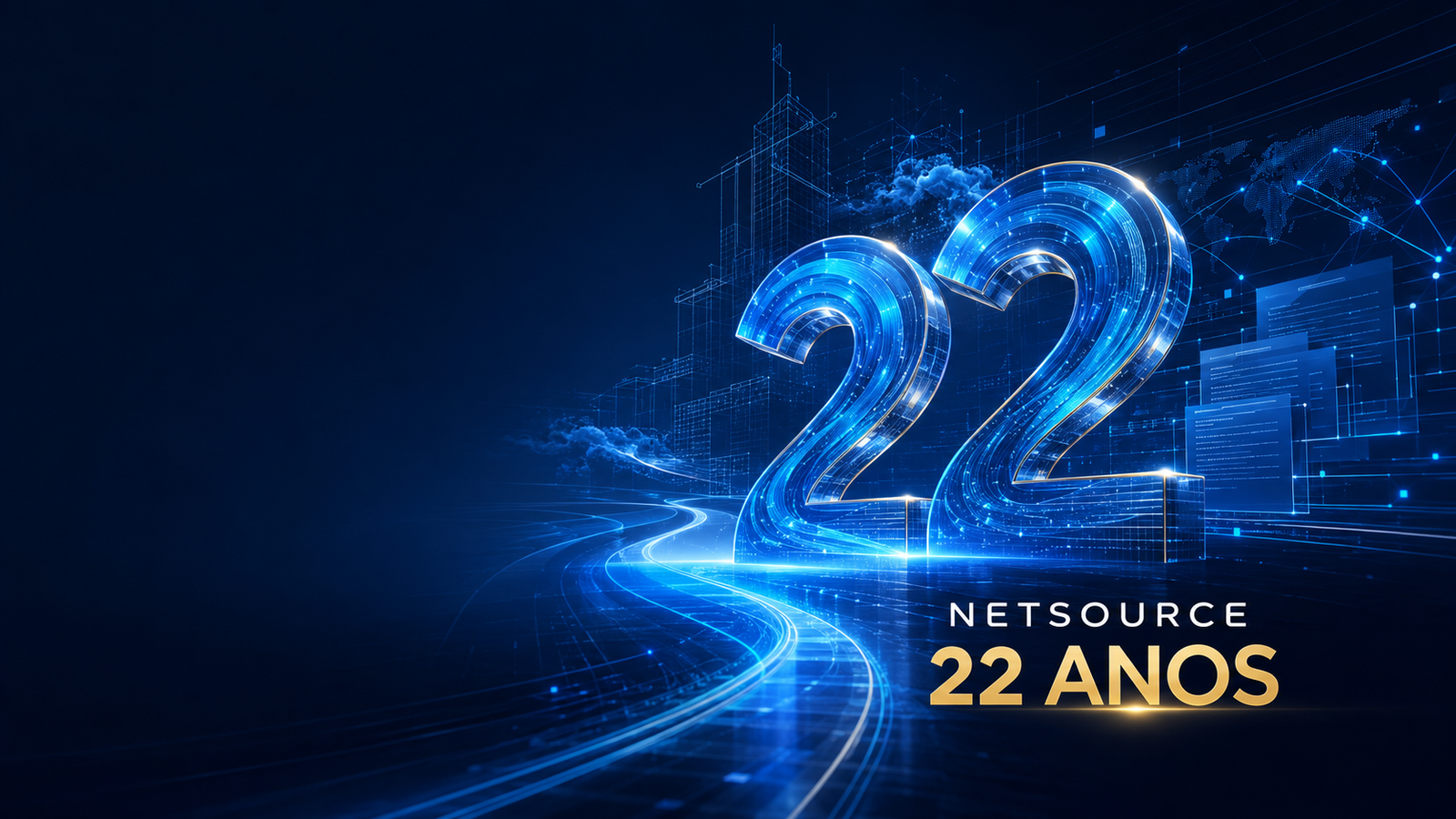 Netsource celebra 22 anos de inovação em tecnologia, engenharia de projetos e automação comercial